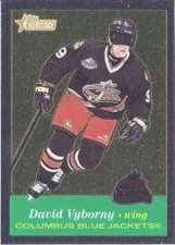 2001-02 Topps Heritage Refractors #105 David Vyborny /558 - NM-MT