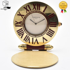 [Ecc+5] Orologio da Tasca Cartier Paris Quarzo Quadrante Oro Bianco