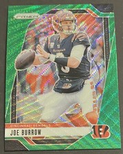 2024 Panini Prizm Joe Burrow Green Wave Prizm + Optic Captain In Charge Bengals