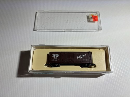Con-Cor 1754 Escala N 40' Boxcar St. Louis-San Francisco #40098 Marrón | Zustand: New