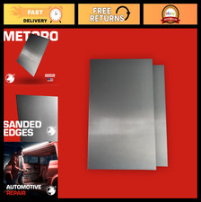 18 Gauge Steel Sheet Metal 9" x 12" 2 Pack - Cold Rolled, Durable for DIY In