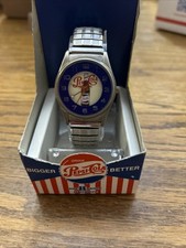 Vintage Pepsi Cola Bottle Watch New in Box , Pre-Owned Needs Battery