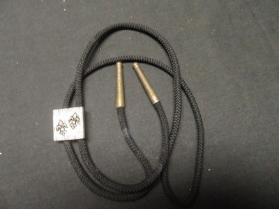 Fleur-de-Lis Pewter Bolo Tie      ET