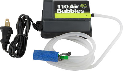 A-1 Air Bubbles Pump with Tubing & Air Stone for Live Bait (110 Volts)