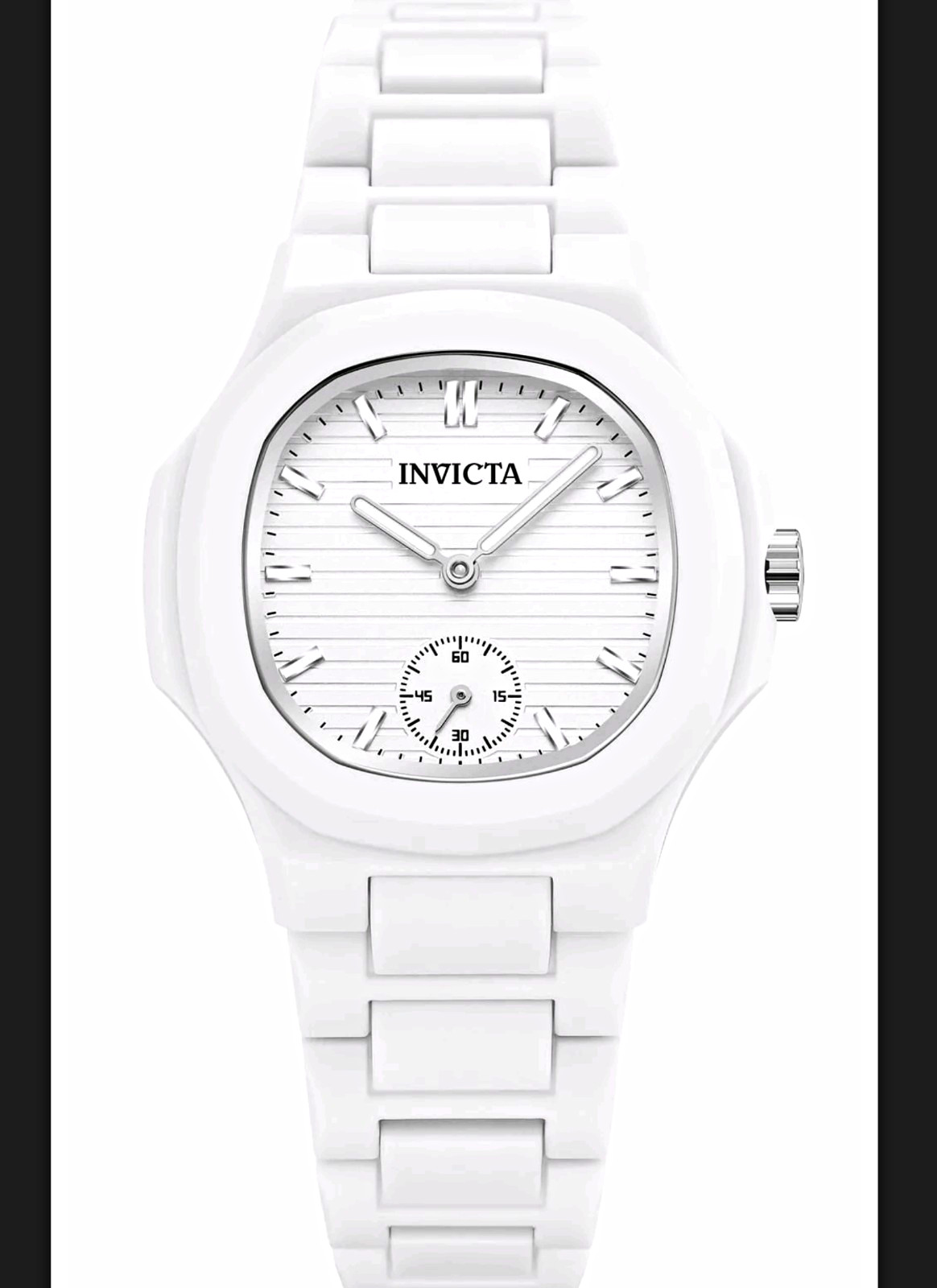 Invicta Celestial Lady White Metal Watch 34.8mm Quartz Model 70396 New