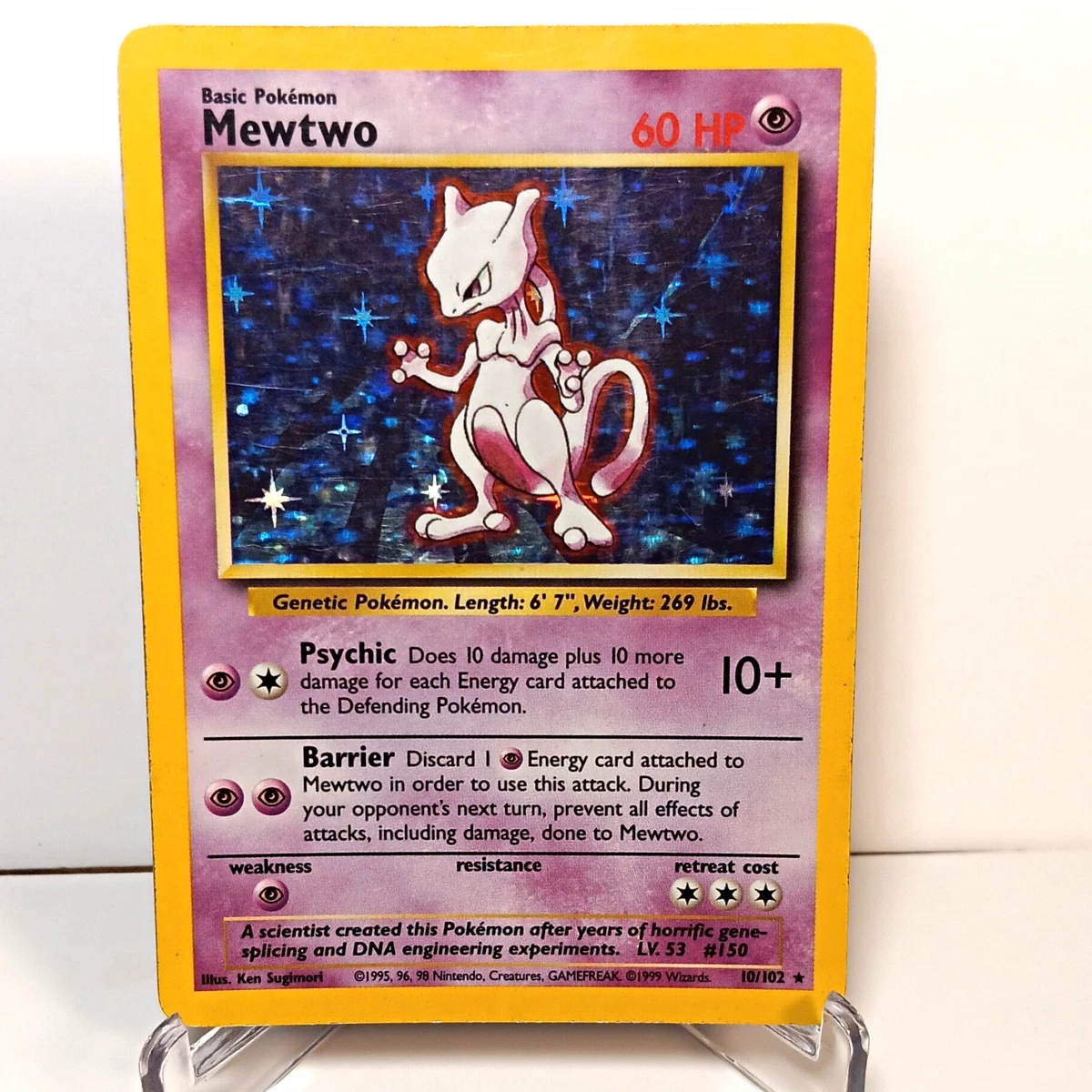 Preços baixos em Mewtwo Pokémon TCG Holo Conjunto Base Rara