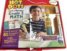 2014 Educational Insights Hot Dots Lets Master Grade 2 Math Set EUC