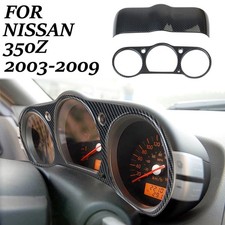 Tablero de instrumentos estilo fibra de carbono panel cubierta superior ajuste para Nissan 350Z