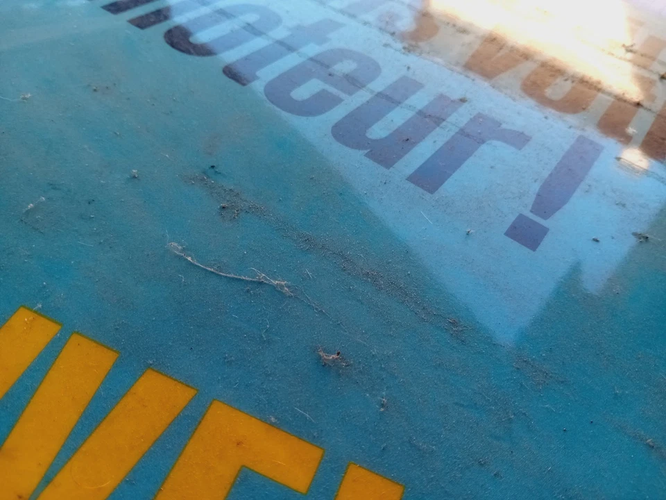 Ancienne plaque publicitaire HUILE moteur automobile ESSO motor oil déco garage - Photo 3/4