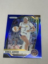 2024 Panini Prizm WNBA Blue Prizm Rookie Rickea Jackson RC /199 Sparks
