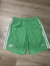 Adidas Arsenal 25/26 Third GK Shorts Green White JI9539 Mens S NWT