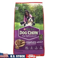 High Protein Lamb Dry Dog Food Adult Kibble 44lb Complete Balanced Nutrition New 0.91 per pound