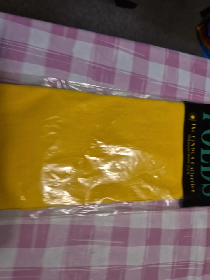 Cindus Crepe Flat Fold Pkg 20"x7.5' Canary Yellow - Image 4 of 4