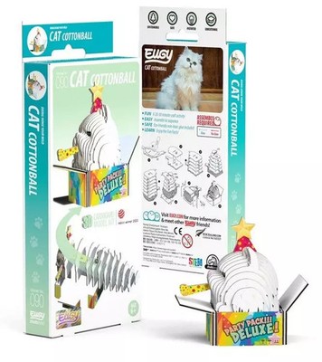 9421036940121 Kotek Perski Cottonball Eugy. Eko Układanka 3D Eugy