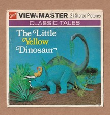 Set of View-Master reels Little Yellow Dinosaur 1971