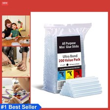 Mini Hot Glue Sticks 4 Inch 0.27 Inch Pack of 200 Universal Fit for 0.19 per gallon