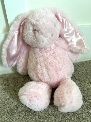 Pink Plush Soft Lovey Bunny Rabbit Pink Nose Floppy Ears Animal Adventure 15'' 