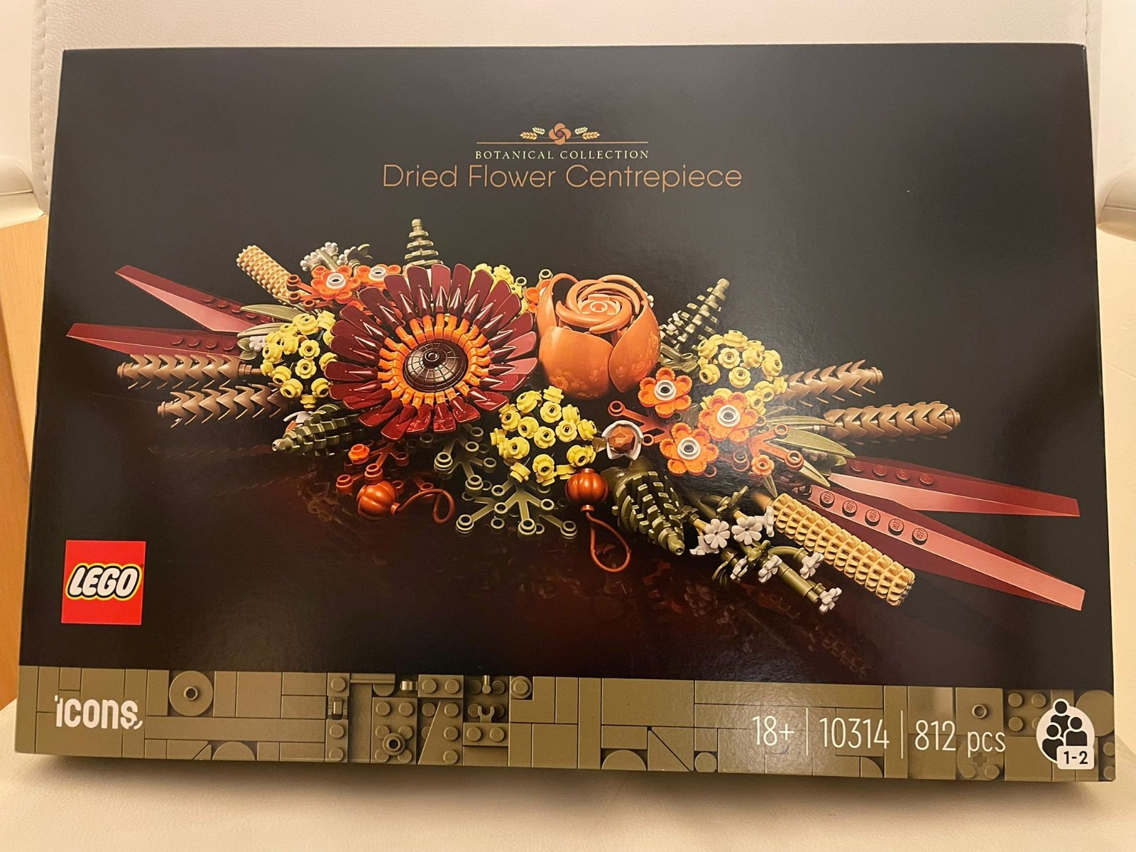 Lego Botanicals 10314 centre de table fleurs séchées kit de construction adulte