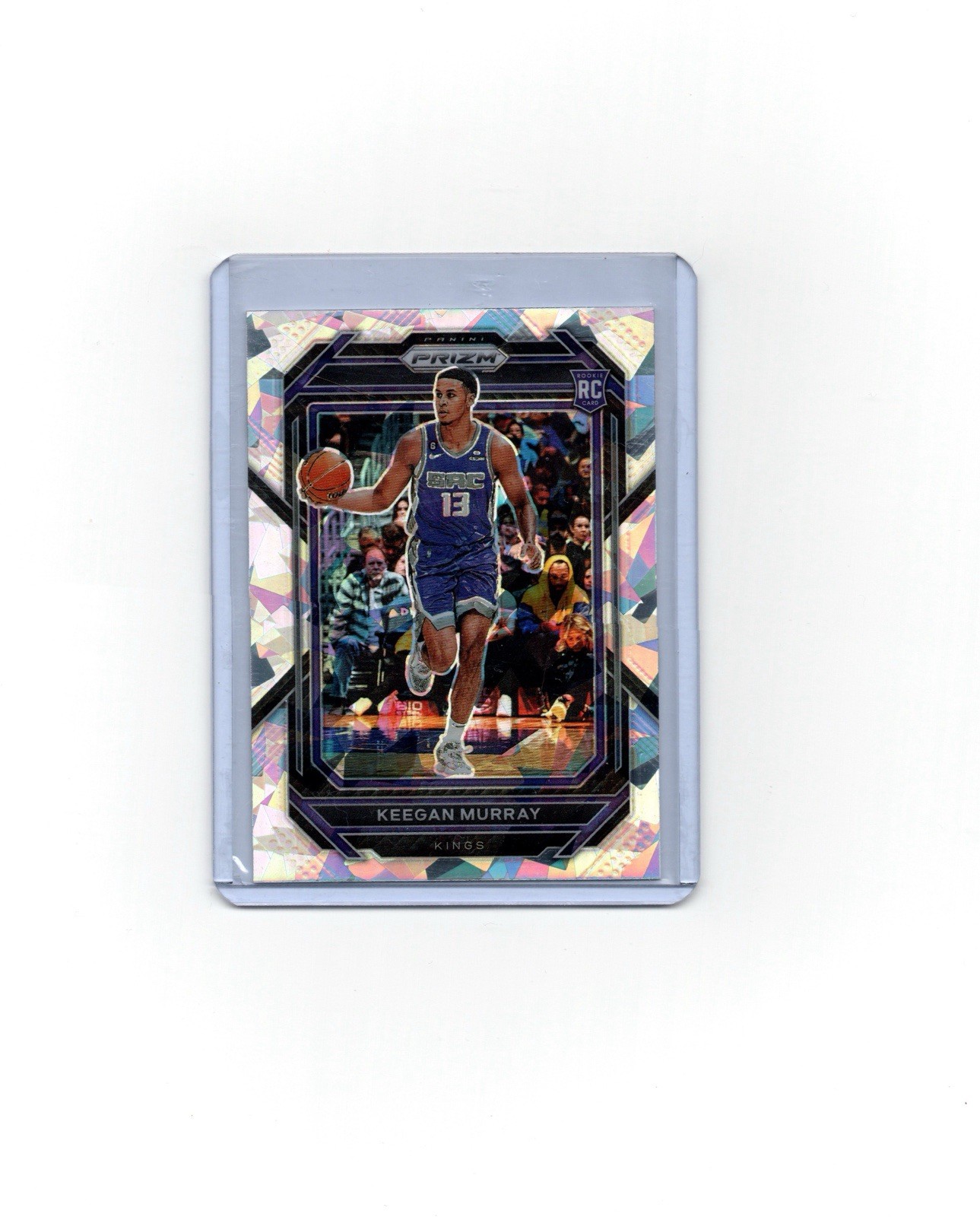 2022-23 Panini Prizm Keegan Murray #245 RC Cracked Ice