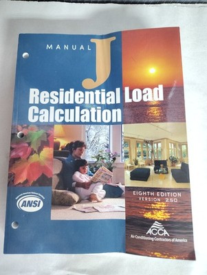Residential Load Calculation Manual - Paperback, by Hank Rutkowski; P.E.; - Good
