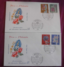 Bund FDC Mi.-Nr. 392 - 395 vom 28.4.1963  BMAusstellung Flora und Philatelie
