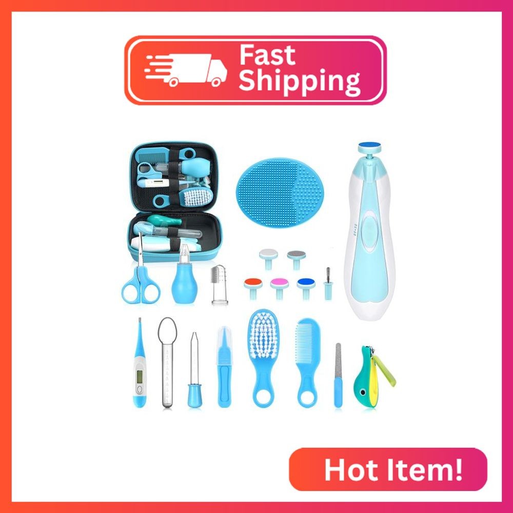Baby Healthcare and Grooming Kit, Portable Baby Safety Care Set, Baby Essentials