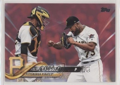 2018 Topps Update Mother's Day Hot Pink 39/50 Felipe Vazquez #US26 0m0