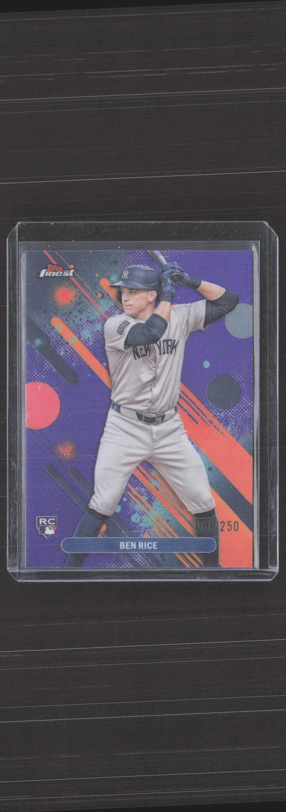 2025 Finest #48 Ben Rice Purple #/250