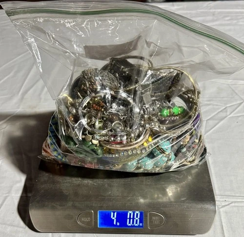 Vintage Estate Costume Jewelry RINGS & BRACELETS Charm Bangle Button Covers 100+