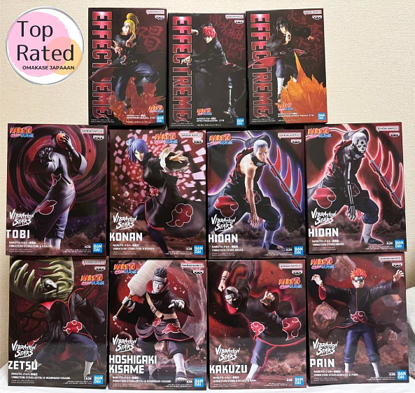 NARUTO Shippuden EFFECTREME Vibration Stars Akatsuki Figure