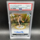 2025 Topps Chrome Dylan Harper Autograph Issue Gold Rookie Auto /50 PSA 10