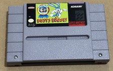 Super Nintendo SNES Buster Busts Loose (Cleaned, Tested & Working)