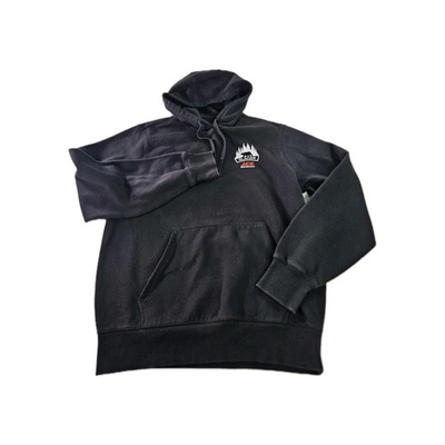 #ad Ace Hardware Hoodie Sportek Men M Black Glacier Kalispell MT Pocket Workwear $19.95