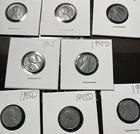 Lot Of 8 1943 And 1943D WW2 steel VF penny Lot.
