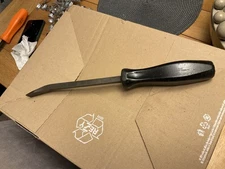 Snap-on SPB12A Pry Bar Scraper Tool Black hard Handle Curved Blade 12" USA