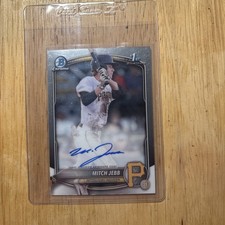 2025 Topps Bowman Chrome Baseball Mitch Jebb Prospect Auto