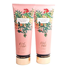 VICTORIA'S SECRET VELVET PETALS FRAGRANCE BODY LOTION 8 FL OZ. SEALED 2 PC SET