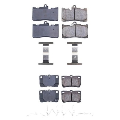 For Lexus IS350 06-13 Z17 Evolution Plus Ceramic Front & Rear Disc Brake Pad Set