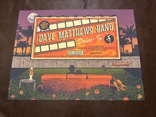 Dave Matthews Band Poster- 6/29/2019 - Deer Creek Drive In Poster - 26/50 AE