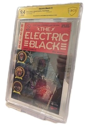 Electric Black #1 9.2 Signed remarked, Joseph Schmalke and Rich Woodall 