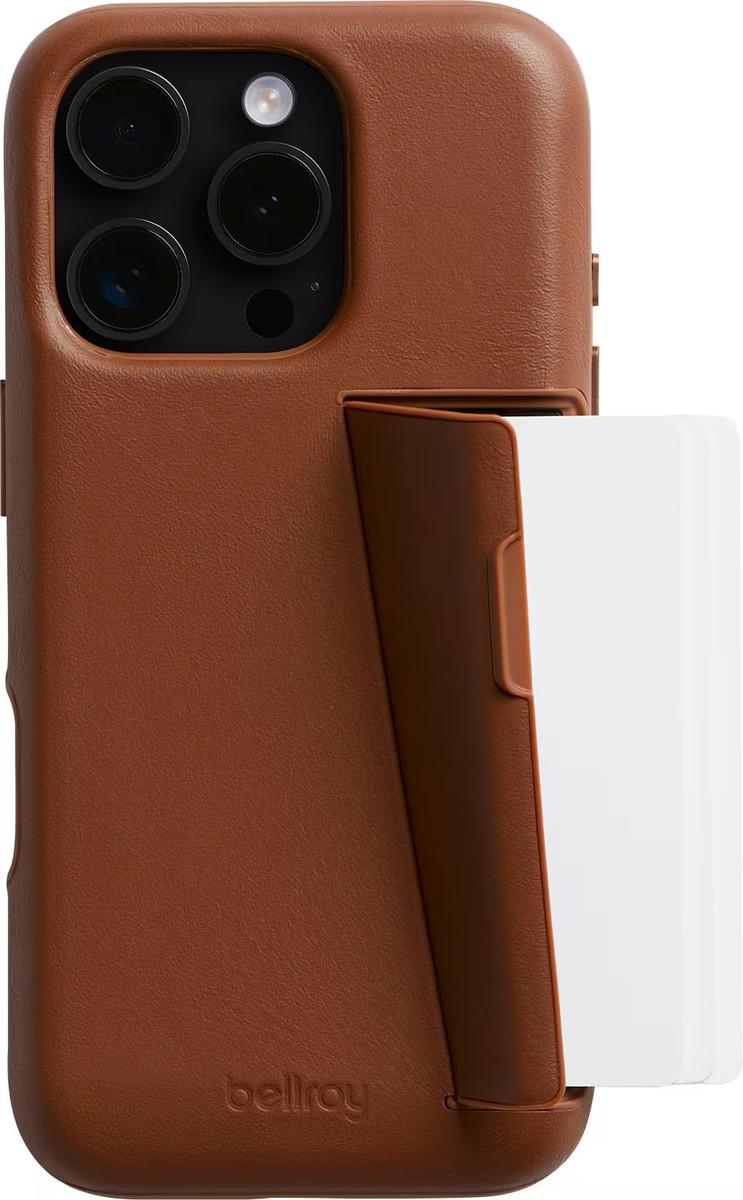 [新品未使用]❣️ ベルロイ　アイフォーン16ケース レザー　カラー　シェンナ Bellroy - iPhone 16 Pro 3-card Leather Case - Sienna | eBay