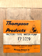 Vintage Thompson Products Factory Type Water Pump Fp-1039 Rebuilt Chevy 1937-40