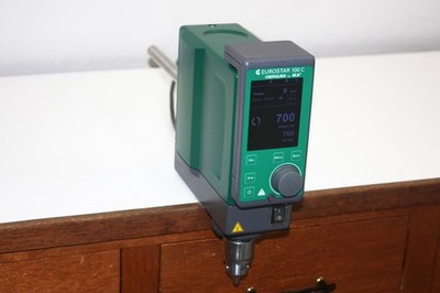 Chemglass IKA EUROSTAR 100 Control Overhead Stirrer, 1300 RPM, 100 Ncm