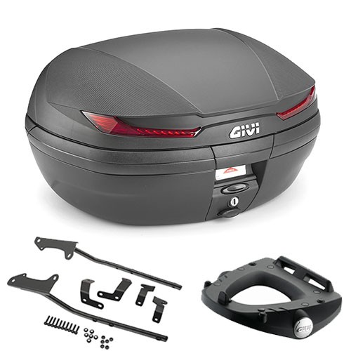 Givi V45N Koffer 45LT Mit Halterungen FüR Suzuki SV 1000 S 2006 2007 2008-image