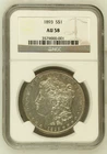 1893 Morgan Silver Dollar AU58 NGC Certified $1 Coin