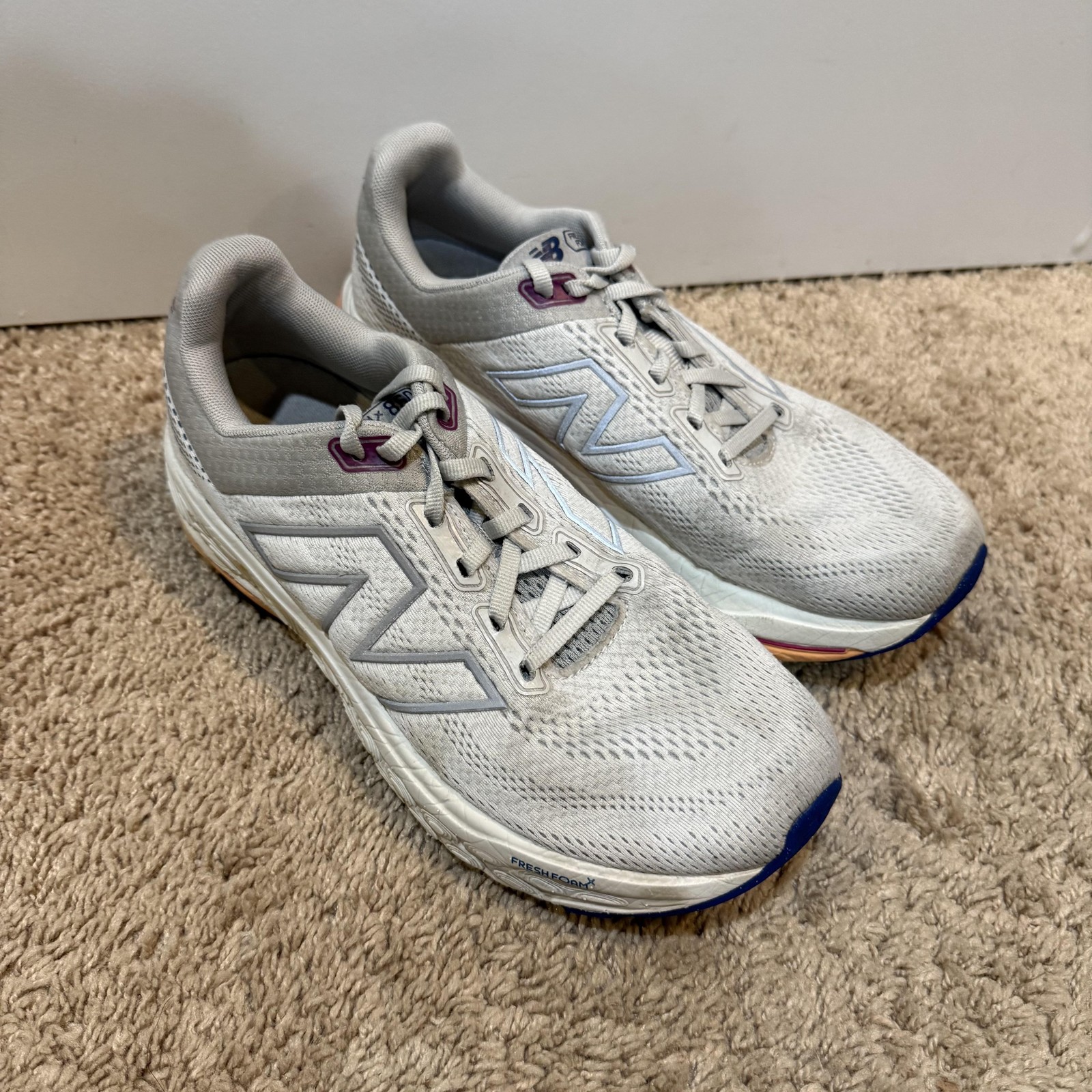 New Balance Fresh Foam X 860 Shoes Womens Size 9 Gray Running Sneakers thumbnail 3