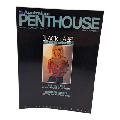 Australian Penthouse Magazine - Black Label March 1997 Rachel James