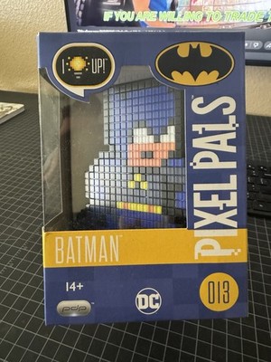PDP Pixel Pals Batman Light Up Figure DC Collectable Lamp 5'' 2017 - Used