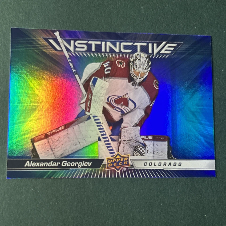 2023-24 UD Upper Deck Series 2 Instinctive - IN-9 Alexandar Georgiev, Colorado A - Image 2 of 3