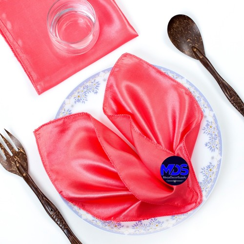 Serviettes de table carrées en satin 12 pouces/20 pouces mouchoir fête de mariage - LIVRAISON GRATUITE - Photo 29/45